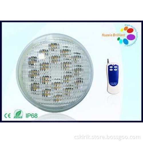 Stainless Steel Par56 LED Swimming Pool Lights 9W 2800K , 2